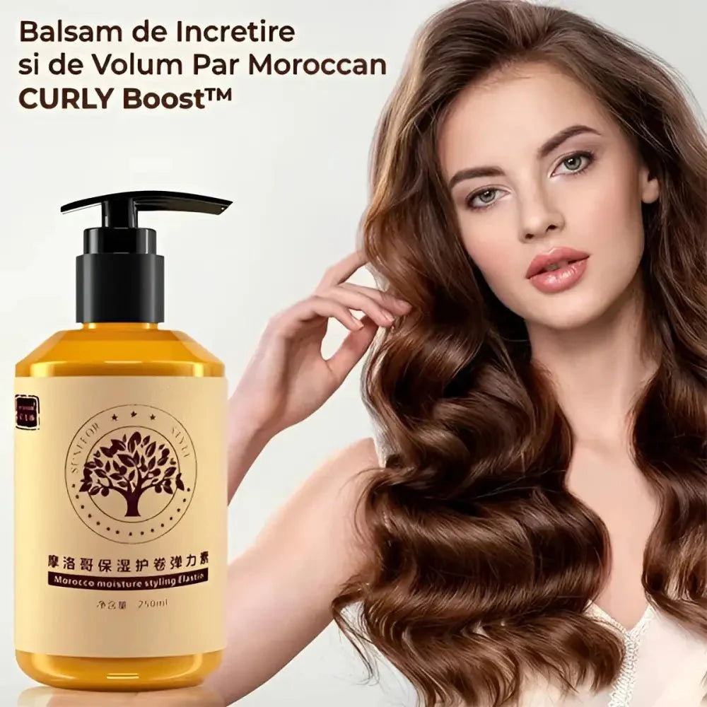 Balsam de Incretire si de Volum Par Moroccan CURLY Boost™